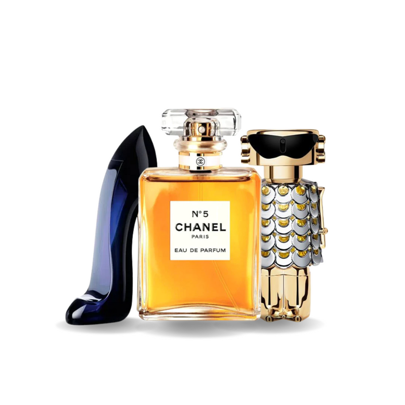 Set di 3 profumi | GOOD GIRL, Chanel Nº5, FAME 100 ml